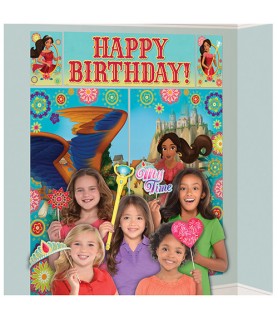 Elena of Avalor Wall Poster Decorating Kit w/ Photo Props (17pc)