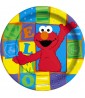 Sesame Street 'Elmo Loves You' Large Paper Plates (8ct)