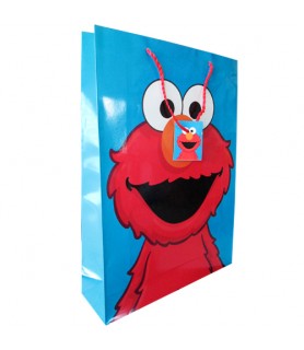 Sesame Street Elmo Large Gift Bag w/ Tag (1ct)