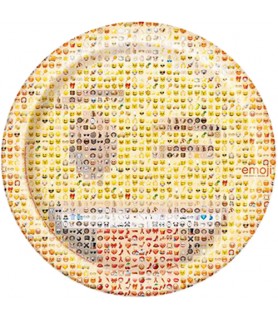 Emoji Large Paper Plates (8ct)