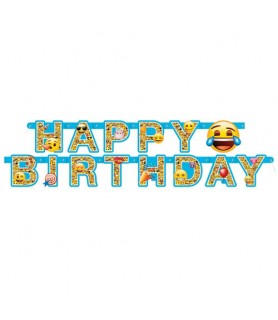 Emoji Happy Birthday Banner (1ct)