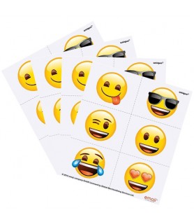 Emoji Temporary Tattoos (4 sheets)