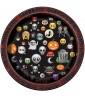 Halloween Emoji Small Paper Plates (8ct)