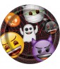 Halloween Emoji Large Paper Plates (8ct)