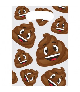 Emoji Poop Party Favor Bags (8ct)