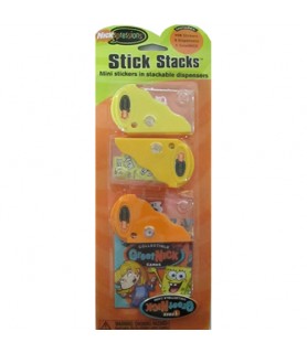 SpongeBob SquarePants 'Sticker Stacks' Stackable Mini Sticker Dispensers (3pc)