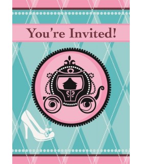 Fairytale Princess Invitations w/ Envelopes (8ct)