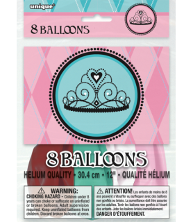 Fairytale Princess Latex Balloons (8ct)