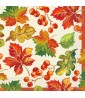 Fall Autumn 'Berries and Leaves' Lunch Napkins (16ct)