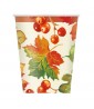 Fall Autumn 'Berries and Leaves' 9oz Paper Cups (8ct)