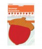 Fall Acorns Paper Hanging Banner (1ct)