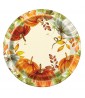 Fall Autumn 'Watercolor Fall Pumpkins' Large Paper Plates (8ct)