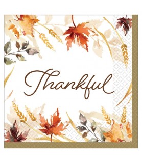 Thanksgiving 'Classic' Small Napkins Value Pack (125ct)