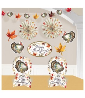 Thanksgiving 'Classic' Room Decorating Kit (10pcs)