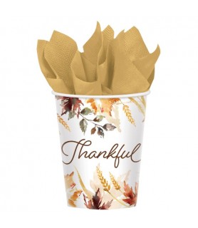 Thanksgiving 'Classic' 9oz Paper Cups Value Pack (50ct)