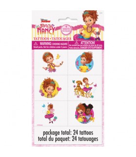 Fancy Nancy Temporary Tattoos / Favors (4 sheets)