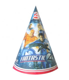 Fantastic Four Cone Hats (8ct)