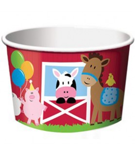 Barnyard 'Farmhouse Fun' Paper Ice Cream Cups (6ct)
