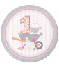 1st Birthday 'Farmhouse Girl' Large Paper Plates (8ct)