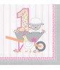 1st Birthday 'Farmhouse Girl' Lunch Napkins (16ct)*