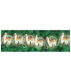 Fiesta Llama Deluxe Battery Operated LED String Lights (4.4ft)
