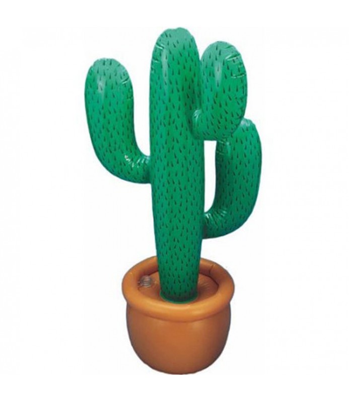 Inflatable Cartoon Cactus Wild West Mexican Fancy Dress Party Prop 