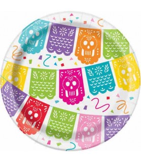 Mexican Fiesta Small Paper Plates (8ct)