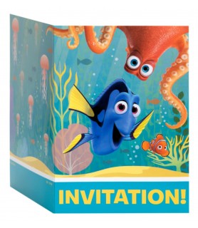 Finding Dory Invitations with Envelopes Disney (8ct)