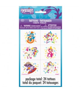 Fingerlings Temporary Tattoos (4 sheets)
