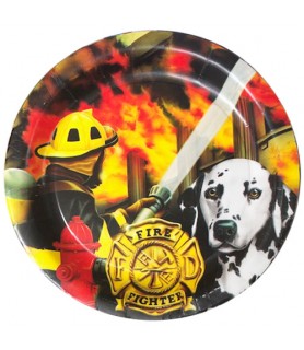 Rescue Vehicles 'Heroes in Action' Large Paper Plates (8ct)