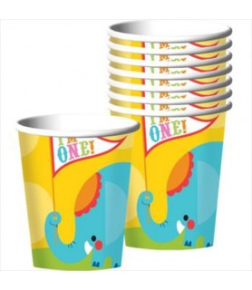 Fisher Price 1st Birthday Circus 9oz Paper Cups (8ct)