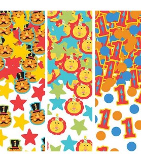 Fisher Price 1st Birthday Circus Confetti Value Pack (3 types)