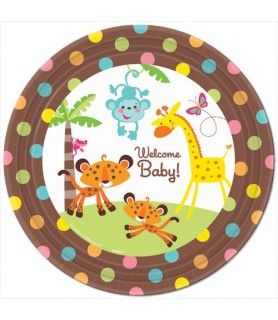 Fisher Price Baby Shower Large Paper Plates (8ct)