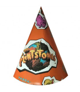 Flintstones Vintage 1993 'Yabba Dabba Doo!' Cone Hats (8ct)