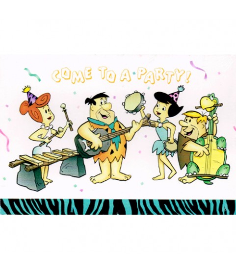 flintstones-vintage-1990-animal-print-invitations-w-envelopes-8ct