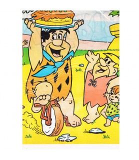 Flintstones Vintage 1980 'Happy Birthday' Group Paper Table Cover (1ct)