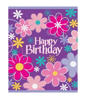 Floral 'Birthday Blooms' Favor Bags (8ct)