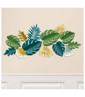 Summer 'Key West' Deluxe Leaf Decorations (13pc)