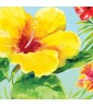 Floral 'Heavenly Hibiscus' Lunch Napkins (18ct)