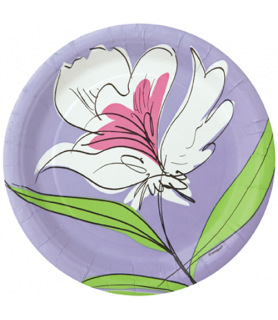 Floral 'Flowers Whimsy' Small Paper Plates (8ct)