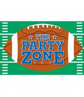 Sports 'Football' Party Zone Giant Banner (1ct)