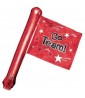 Red 'Go Team' Inflatable Foil Flag (1ct)