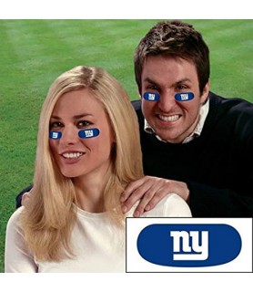 NFL New York Giants Vinyl Face Decorations (6ct)