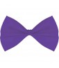 Purple Elastic Bowtie / Favor (1ct)