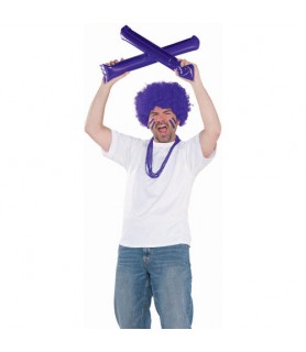 Purple Foil Inflatable Spirit Sticks / Favors (2ct)