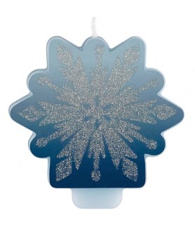 Frozen 2 Glitter Cake Candle (1ct)