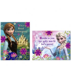 Frozen Invitations & Thank You Notes w/ Envelopes (8ct each)