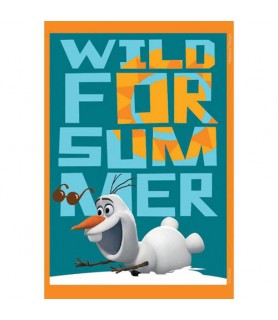Frozen Olaf 'Wild For Summer' Large Magnet / Favor (1ct)