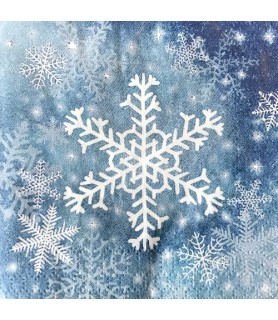Sparkling Snowflakes Small Napkins (16ct)