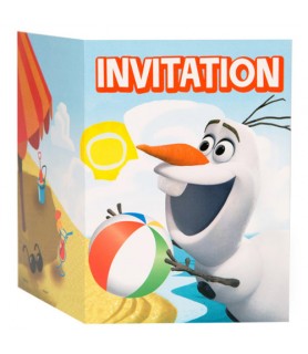 Frozen 'Olaf in Summer' Invitations w/ Envelopes (8ct)